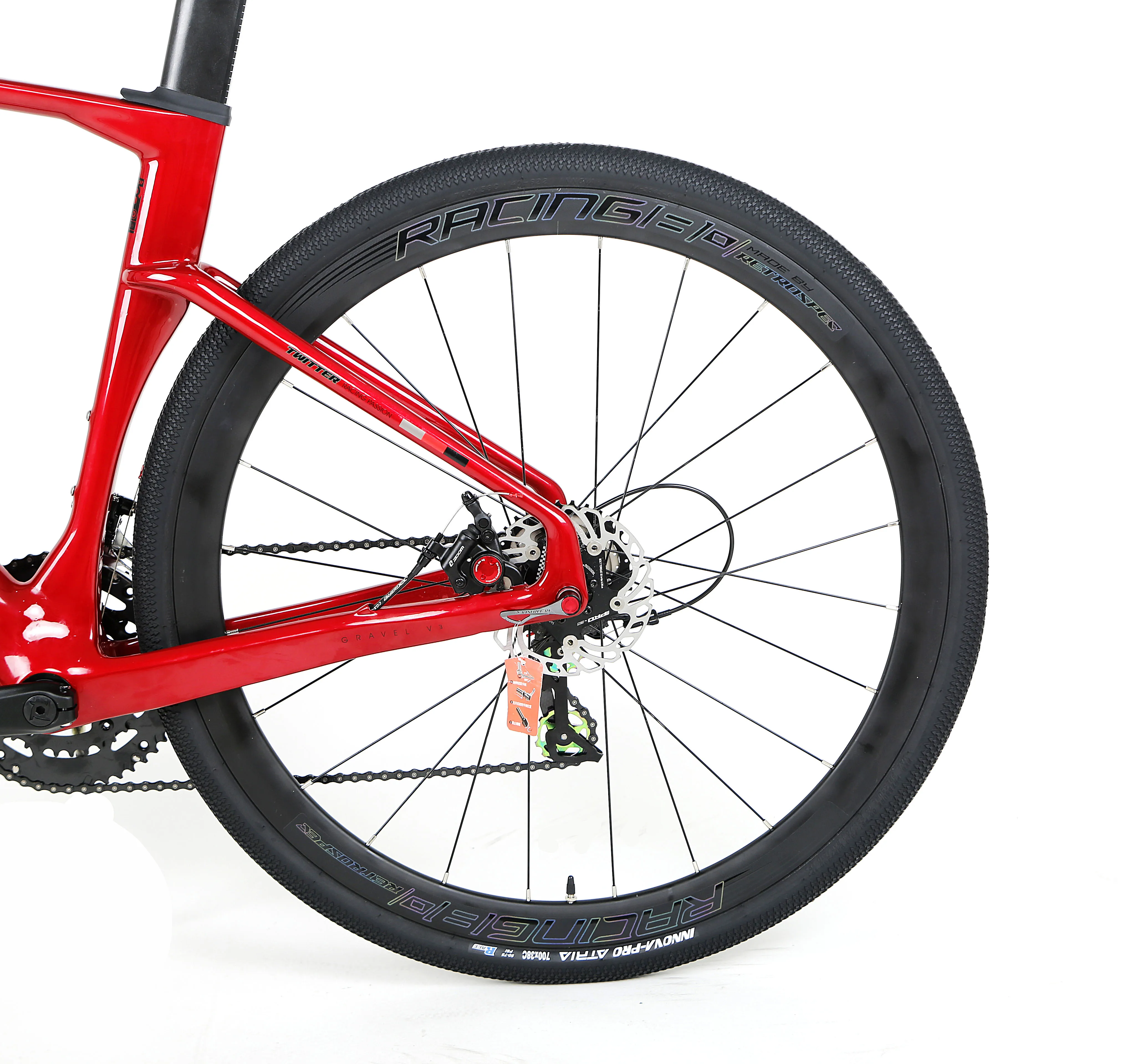 2022 New Twitter Gravel V3 Carbon Fiber Road Bike Apex11s Road Bike