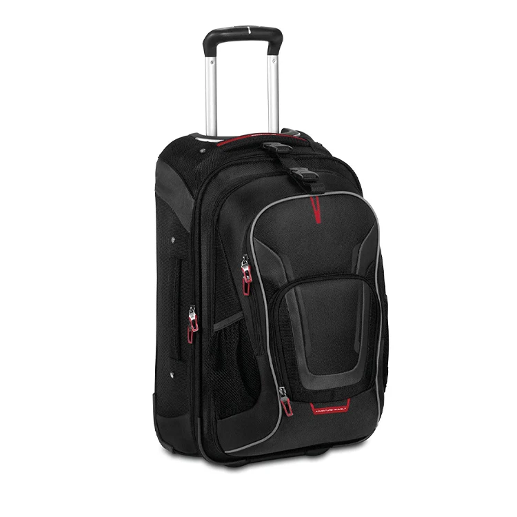 22 Inch Outdoor Rolling Backpack Trolley Travel Luggage Bag With