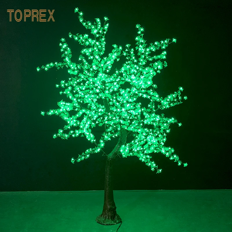 Реалистичное искусственное вишневое дерево сакура с LED-подсветкой декоративное парковое уличное пластиковое доступные размеры LED-цветами.