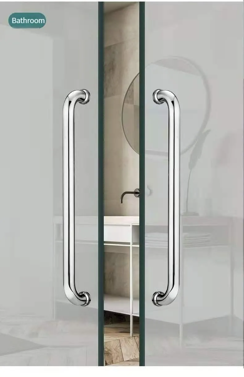Sliding Crystal D Type D Type Stainless Steel Shower Bathroom Glass