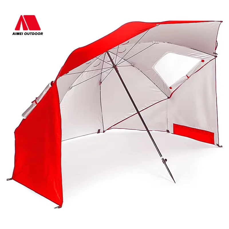 Wholesale Customization Outdoor Windproof UV-proof Fishing Beach Sun Umbrella Camping Side Fishing Umbrella Shelter Tents_voghion.com