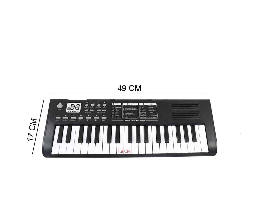 37 Keys Toy Musical Instrument for Sale supplier