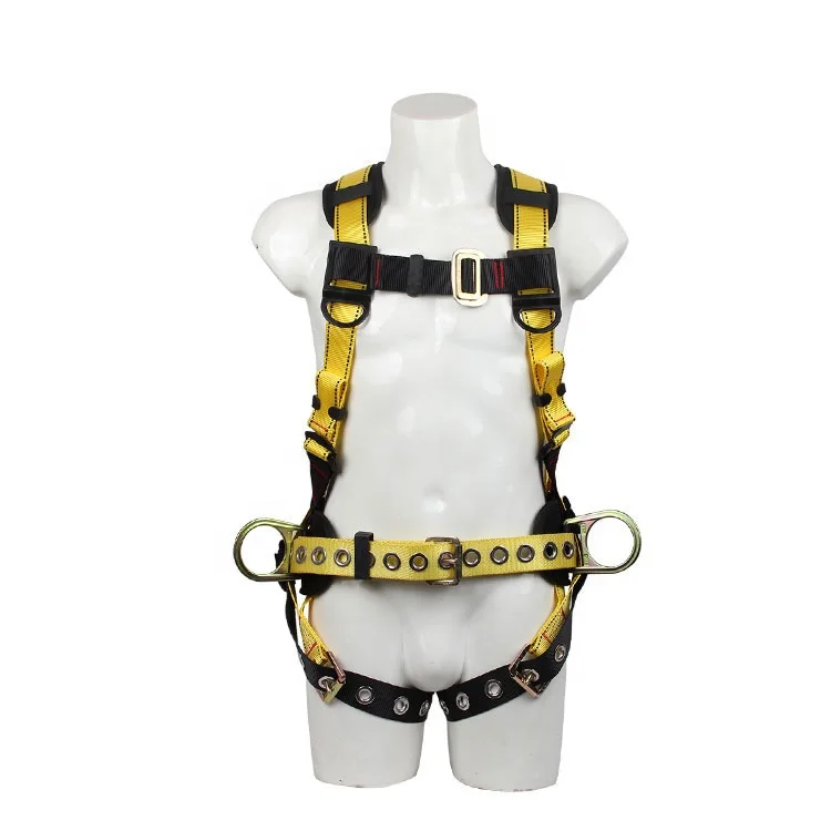 CE Standard Polyester 5 Point Adjustable Roofing Harness Safety Belt for Sale