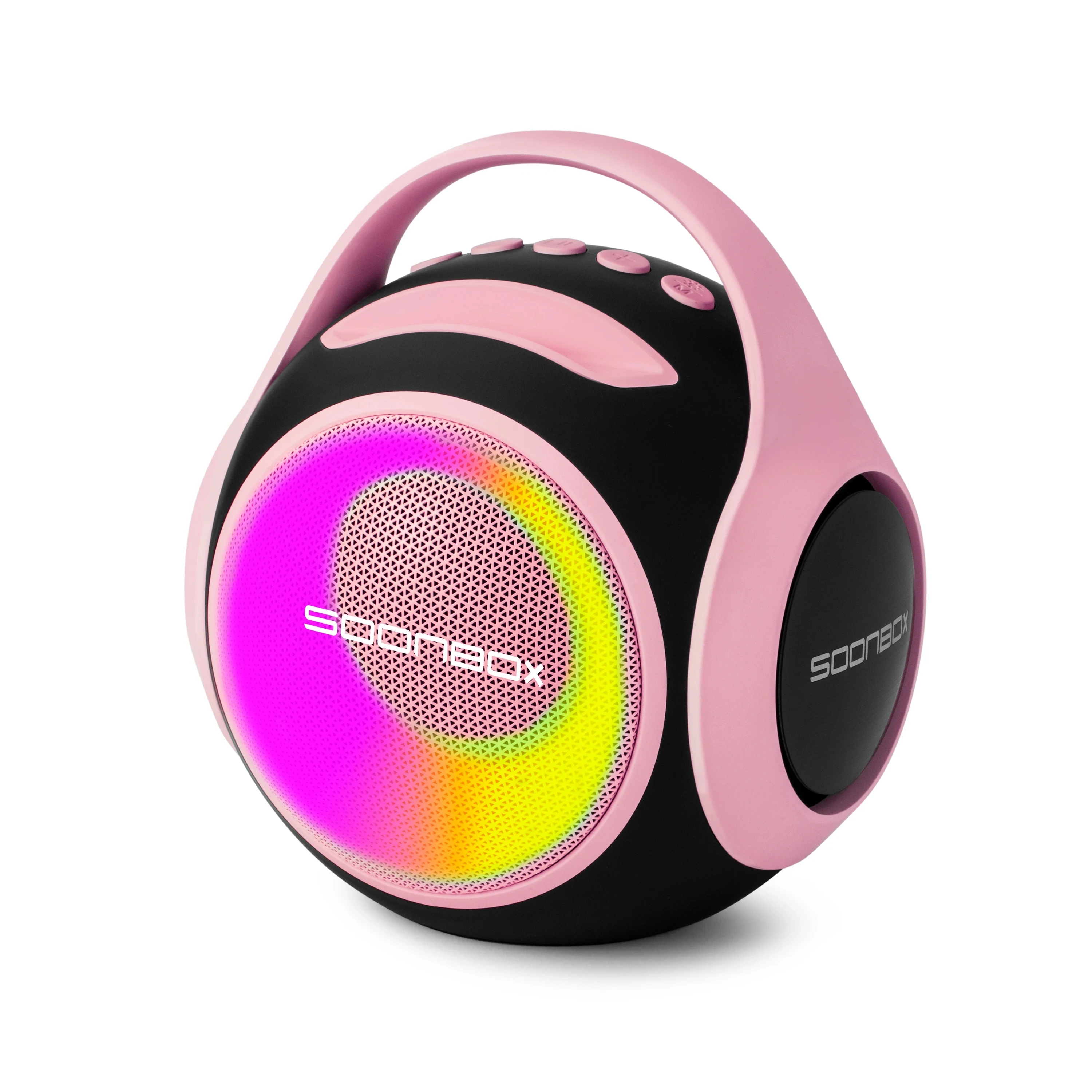 Micro enfant de karaoké sans fil avec haut-parleur portable et lumières LED dansantes et