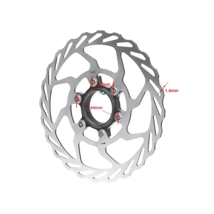 Bicycle Center Lock Disc Brake 140/160/180mm Lightweight Good Heat Dissipation Mtb Bike