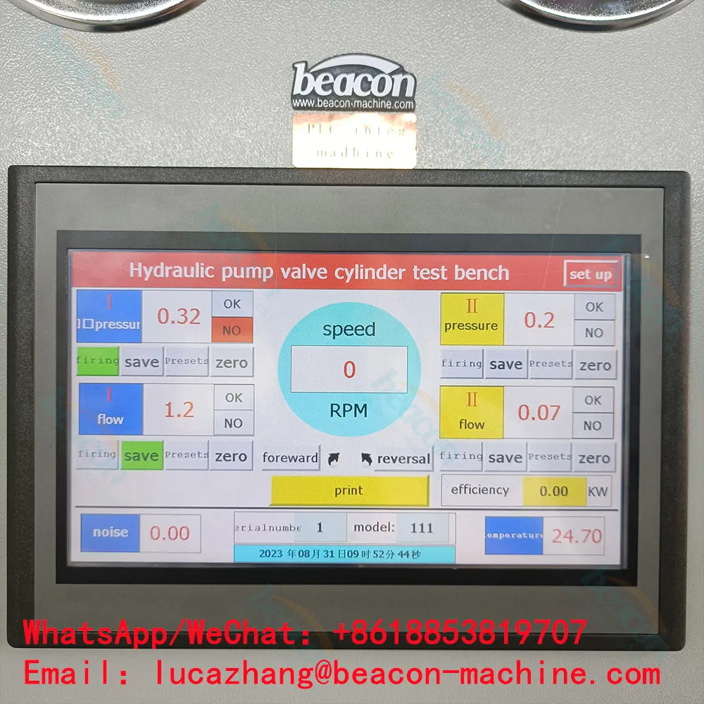 Auto Repair Hpa Hydraulic Cylinders Repair Test Bench Hydraulic Test