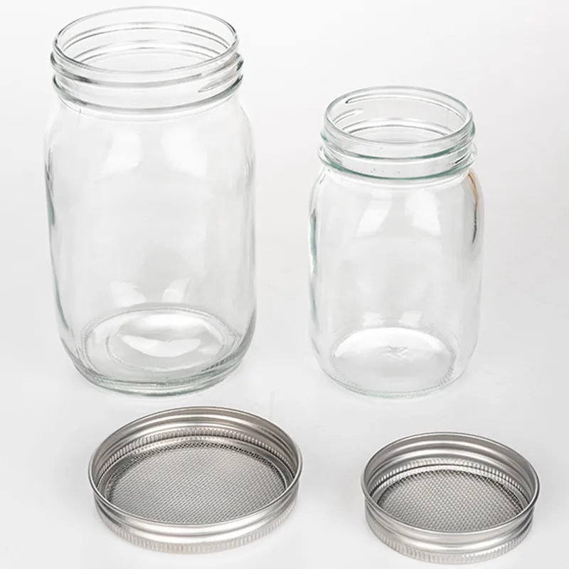 Wholesale Mason Jar Sprouting Kit Ceramic Drip Tray Stainless Steel