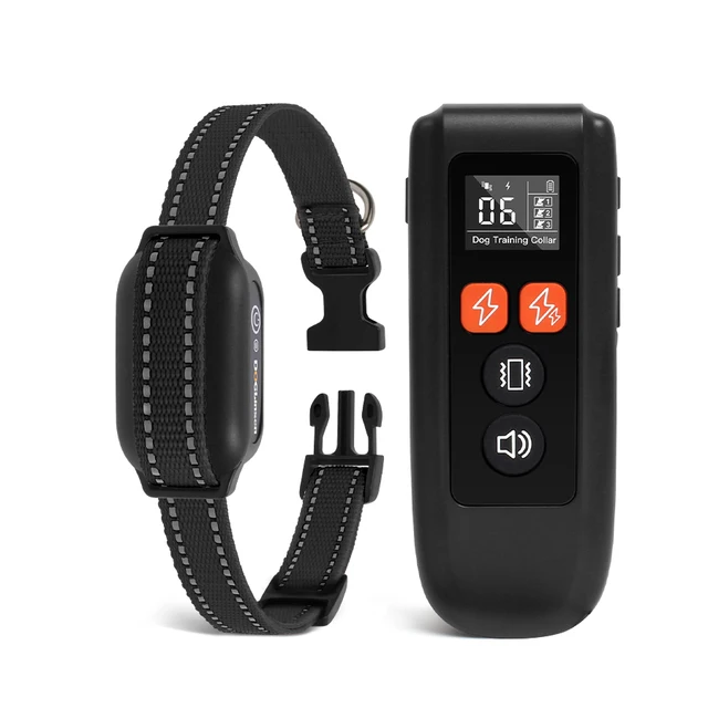 Remote control distance 3300ft custom logo dog shock collar - electric dog training collar remote training collar shock