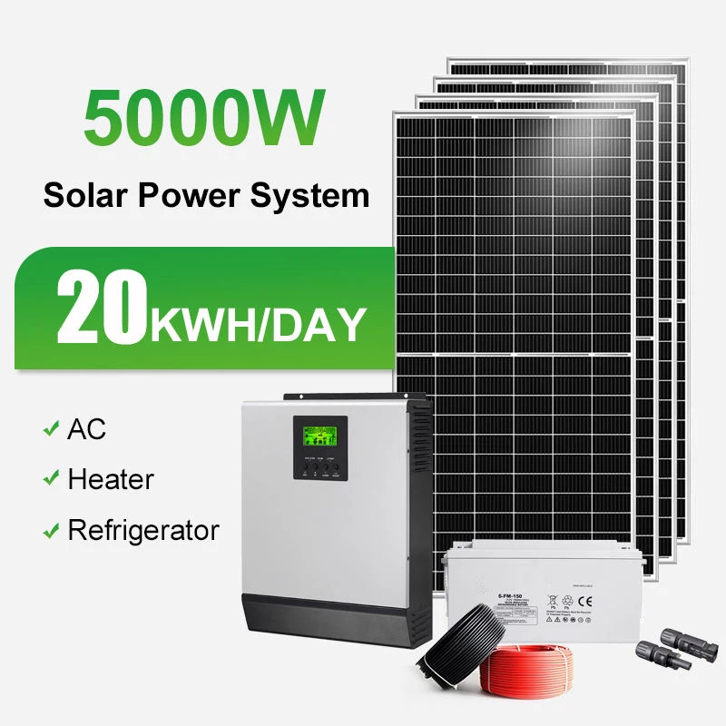 Storage Batteries Hybrid Solar Power System