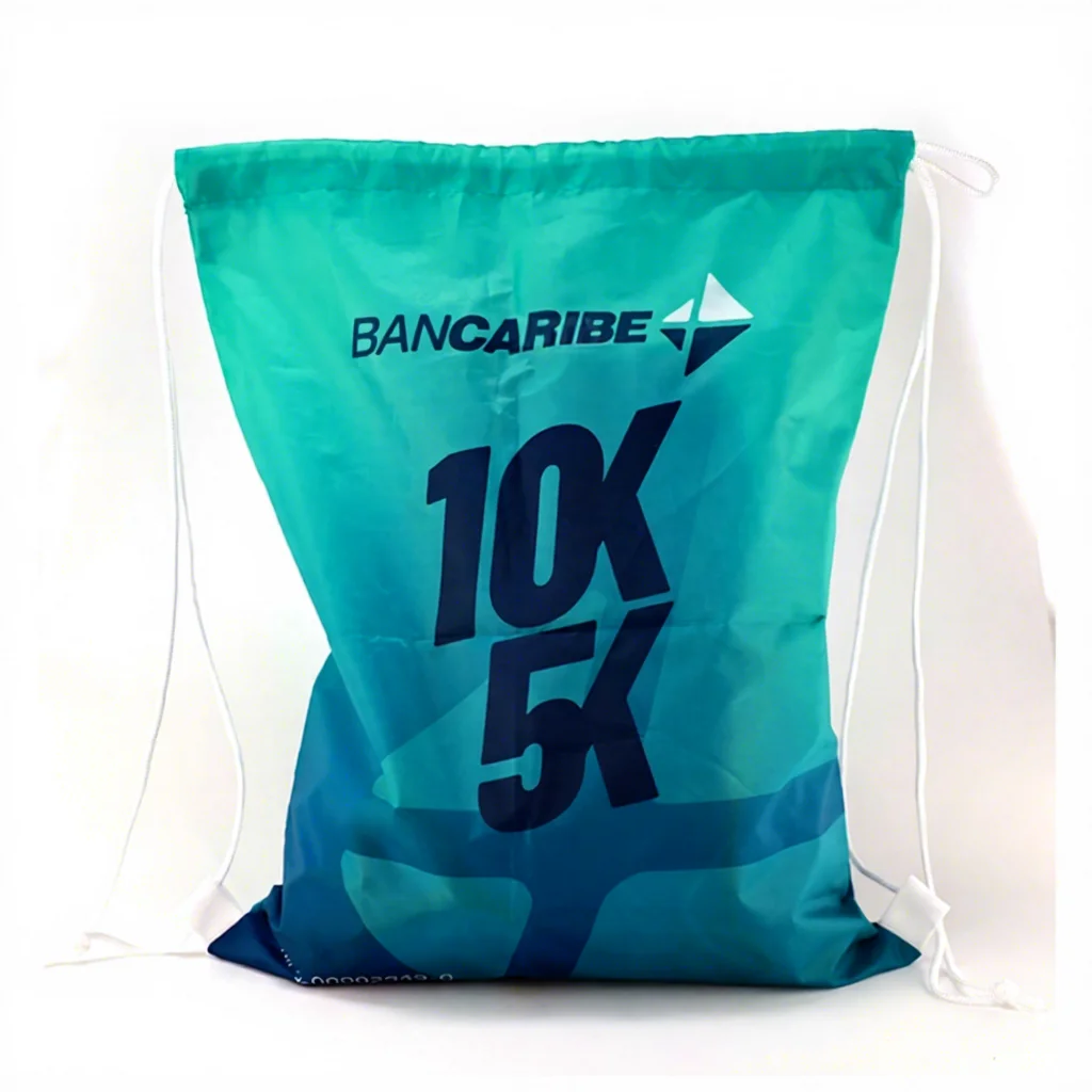 Mochila Personalizada com Cordão para Corredores de Maratona, com Logotipo Impresso, Leve, em Tecido Oxford Respirável e Impermeável