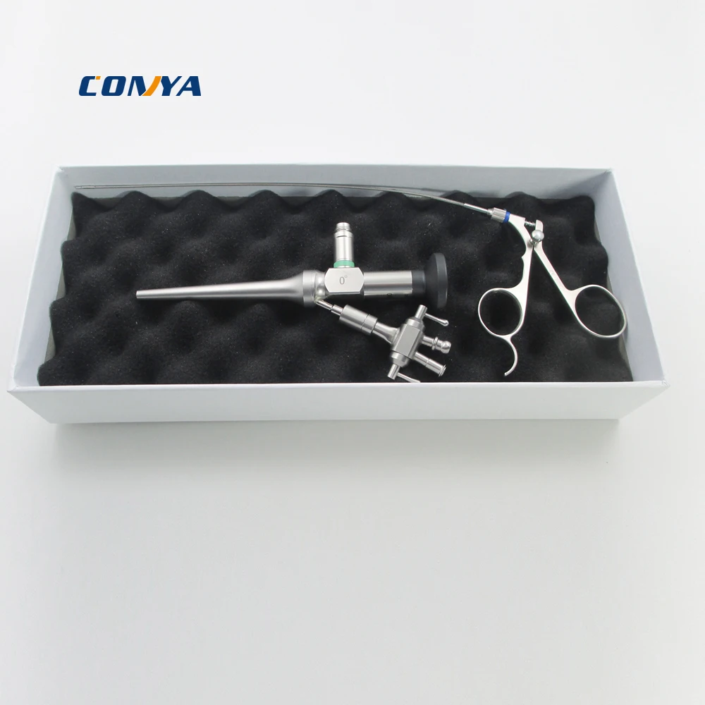 Veterinary Ear Diagnostic Set 5.5 Mm Diameter Endoscope&forceps&light