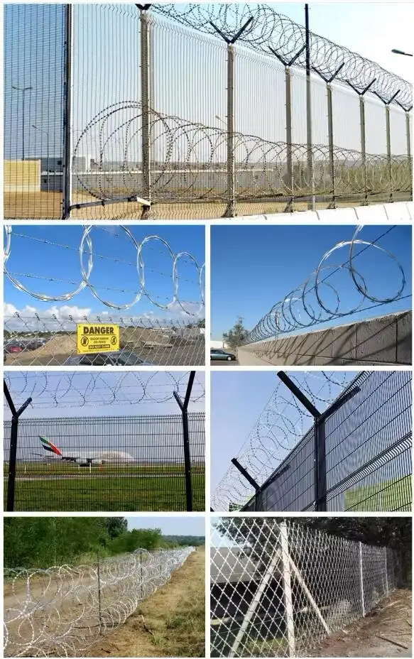 product barbed wire hot selling low price concertina bto 22 type razor barbed wire-2