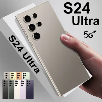 2024 New Arrival Sumsu S24 Ultra Global Version 16GB+1TB Android 12 Unlocked Smartphone 108MP Rear Camera Spanish LTE LED