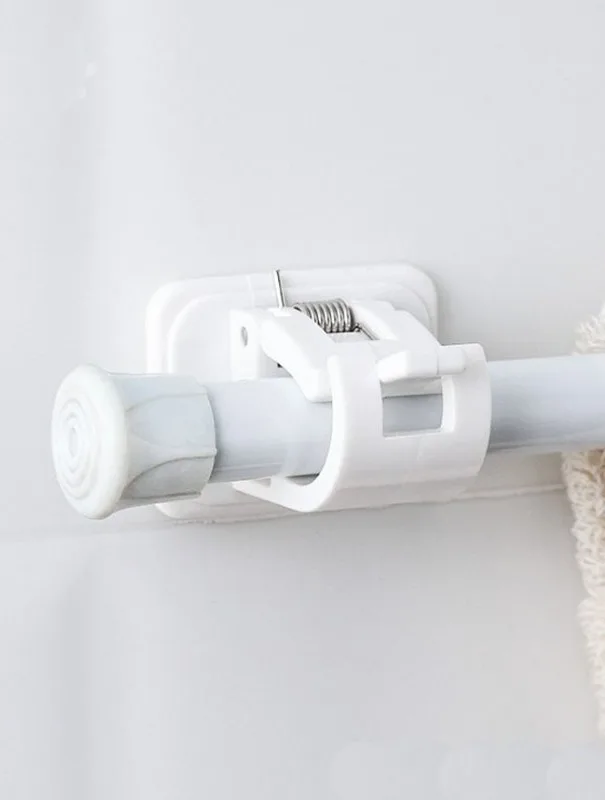 Curtain Rod Bracket No Drilling Adhesive Curtain Rod Holder Hooks Curtain Rod Brackets Hanger