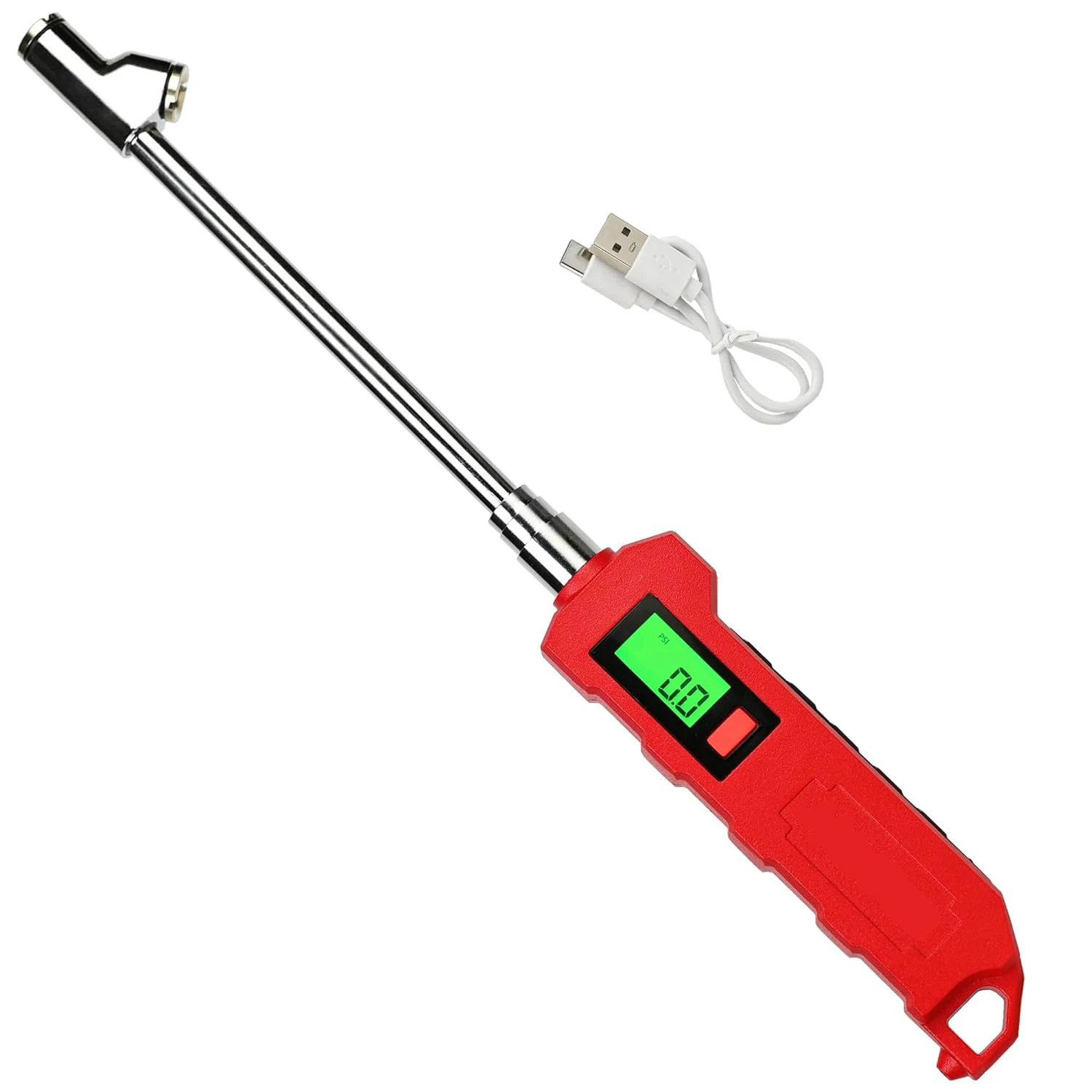 150 PSI Dual Head Rechargeable Digital Display Electronic Car Tire Pressure Gauge