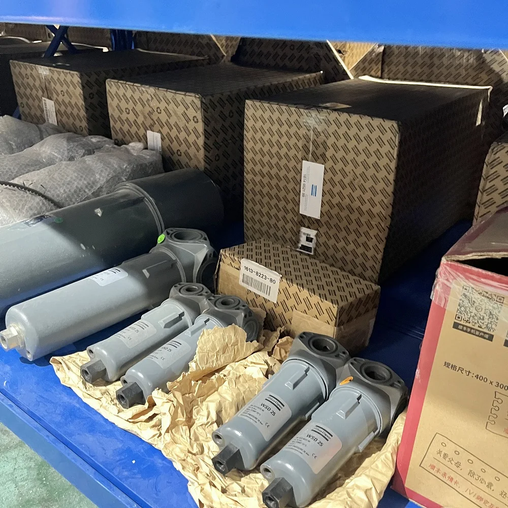 Factory Original Atlas Copco Oil Separator Filter Epiroc Spare Parts for Air Compressor Oil Free Scroll Air End Excavator