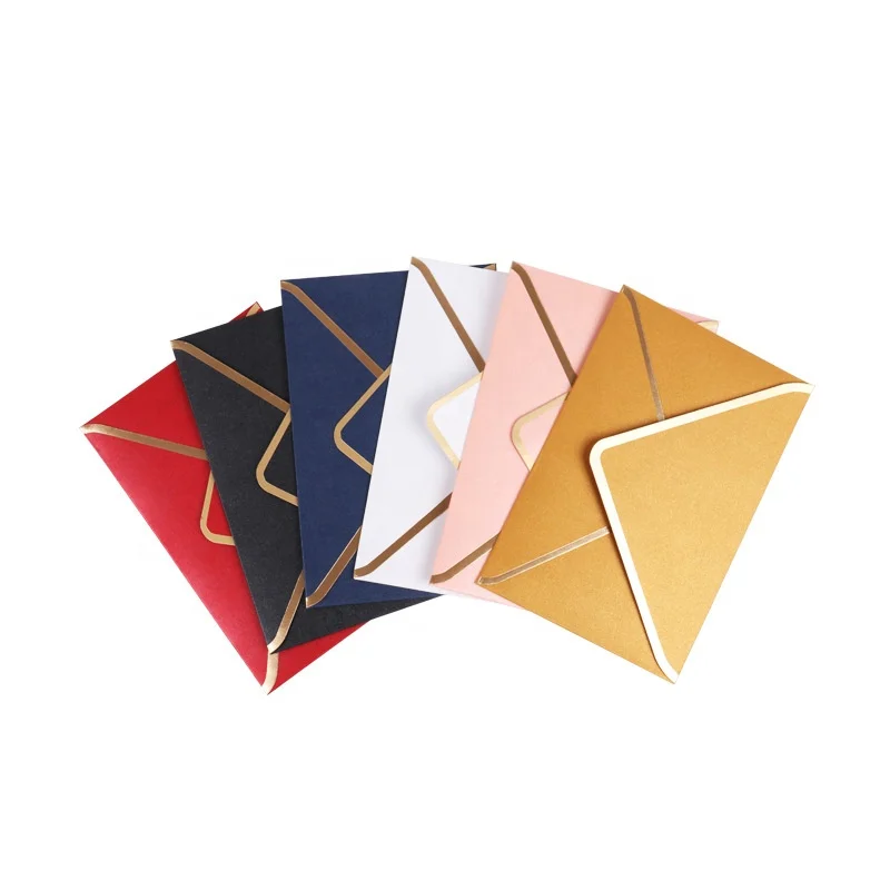 
Роскошные упаковочные бумажные конверты с позолоченными краями с синими приглашениями и надписями индивидуального логотипа 