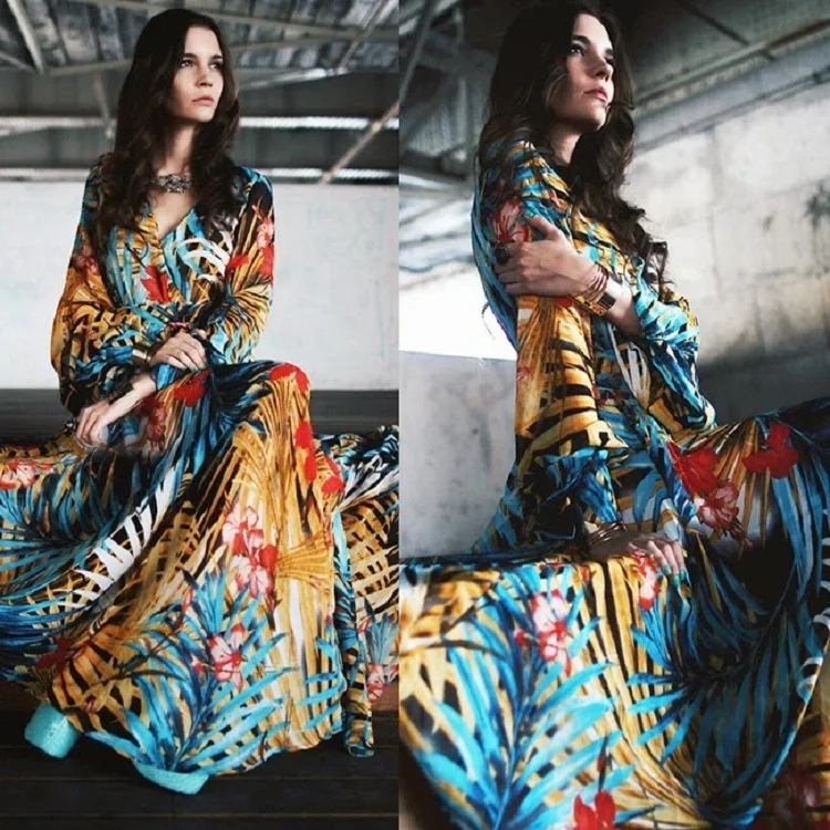 maxi dress with cinched waist Oliphant Women's Cinched Waist Maxi Dress – Saint Bernard