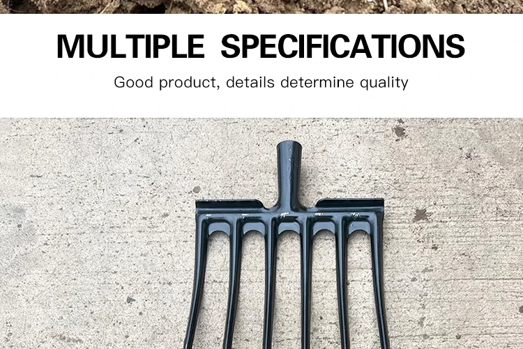 product china manufacturers horse shape garden fork agricultural digging steel fork with wooden handle-3