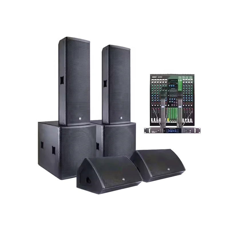 New Outdoor Active DSP Pro Speaker System Covering 1000 People-High Performance Mobile Sound System