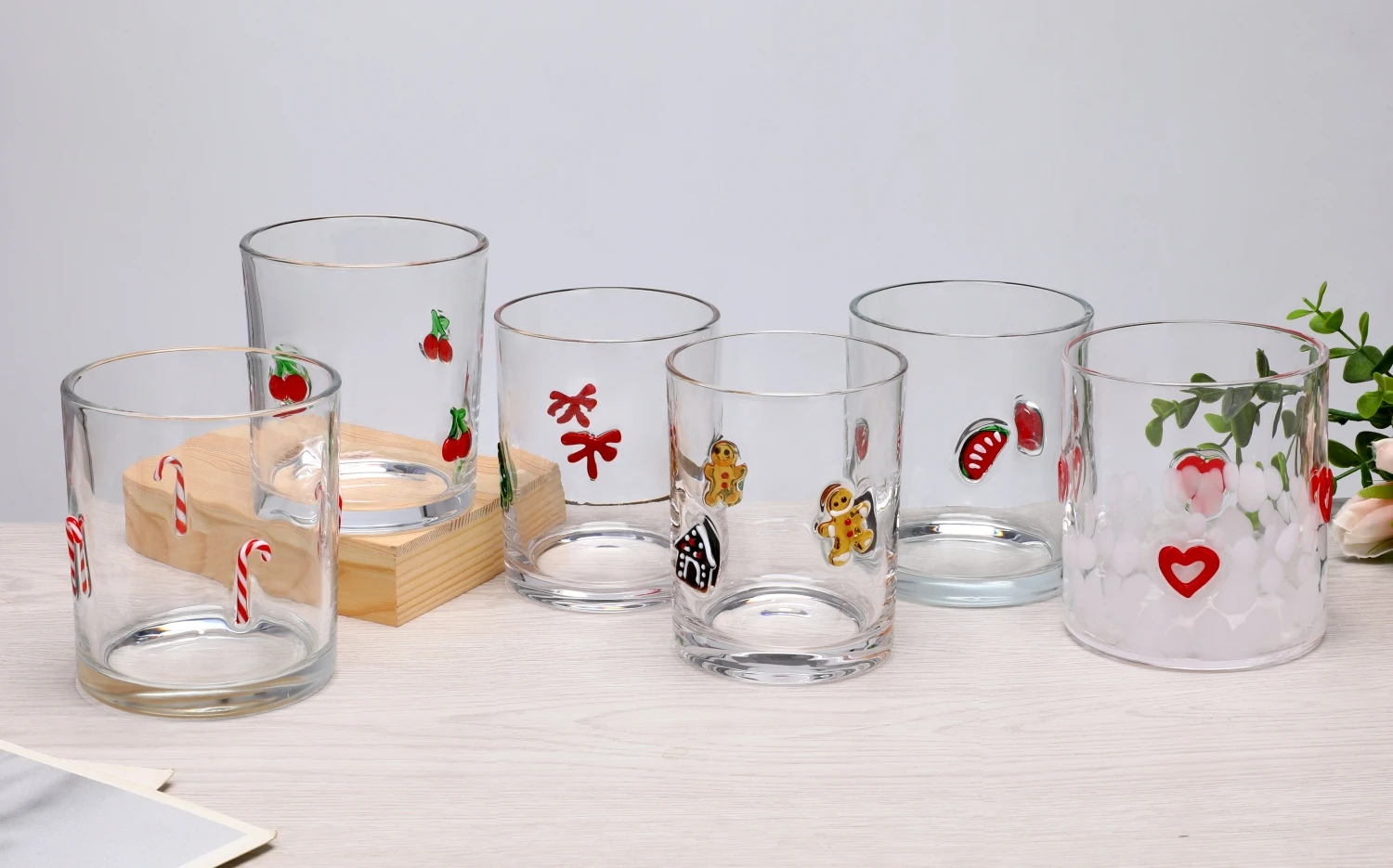 Icon Crystal Iconic Juice Transparent Rocks clear Customized Cute Whisky Crystal Water Whiskey Drinking Glass Cups