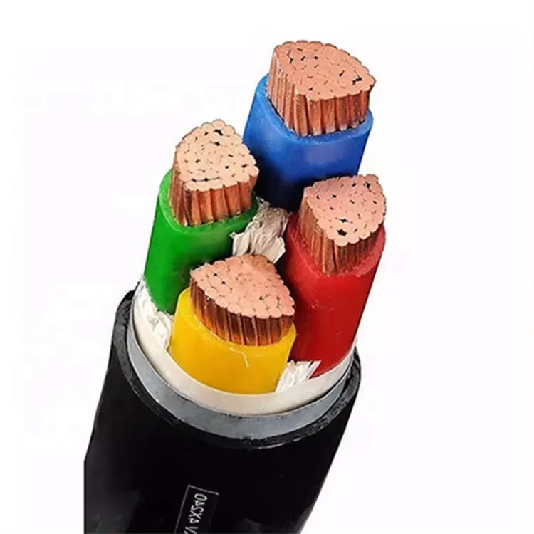 NYY VV YJV XLPE 절연 4MM 6MM 10MM 25MM 50MM 95MM 120MM 150MM 240MM 300MM2 구리 도체 3/4/5 코어 PVC 전원 케이블