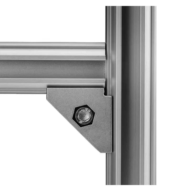 90 Degree Right Angle Fixed Connector 28mm Third Generation Line Rod Manufacturer Aluminum Alloy Lean Tube Connector Profile