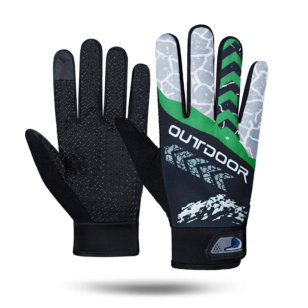 Модные дешевые весенние Нескользящие дышащие велосипедные перчатки с пальцами для сенсорного экрана