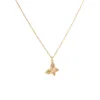 Oro (cadena de cola de 41 cm y 5 cm)