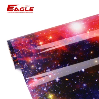 Eagle wholesale starry sky orange heat transfer vinyl factory PVC sticky vinyl for t shirts clothes textile vinyl