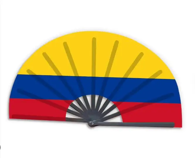 Iraq Soccer Tournament Hand Fan Decorative Folding Fan For Fans_voghion.com