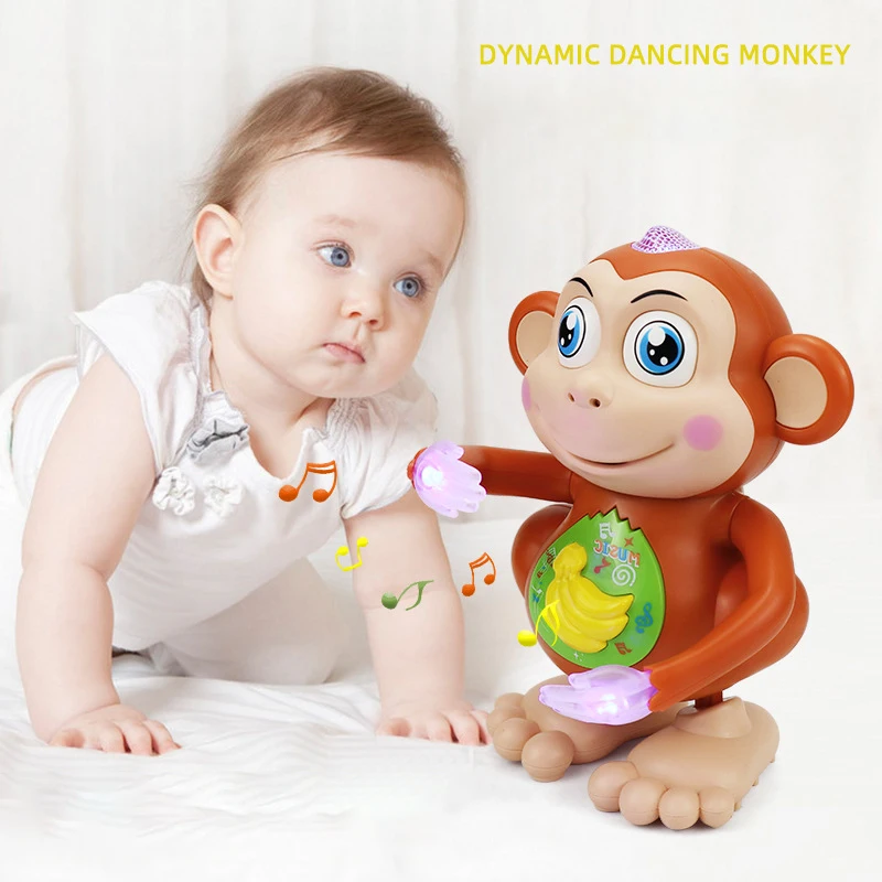 Dancing Monkey Electronic Monkey Toy Mallexo Monkey Toys For Baby - Main Image