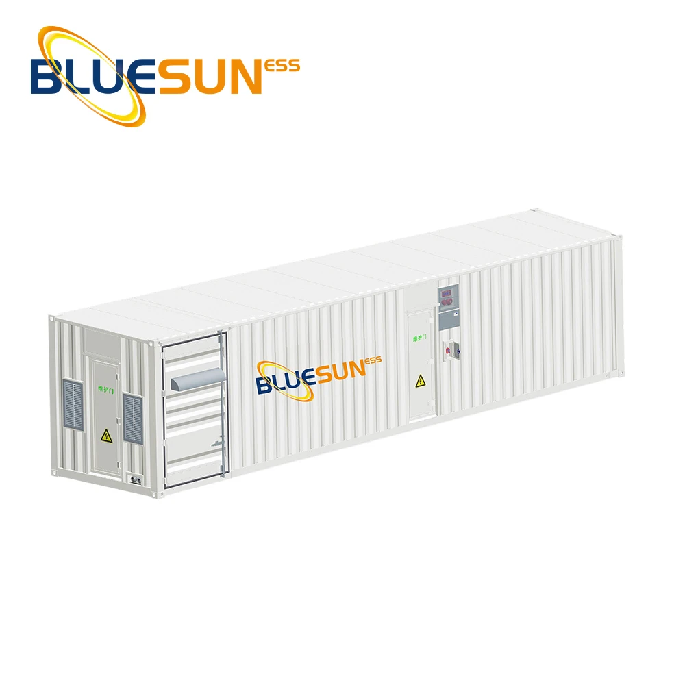 Bluesun 5MW on Grid Solar Power System 5MW Battery Energy Storage System Solar Power Solution 1MW