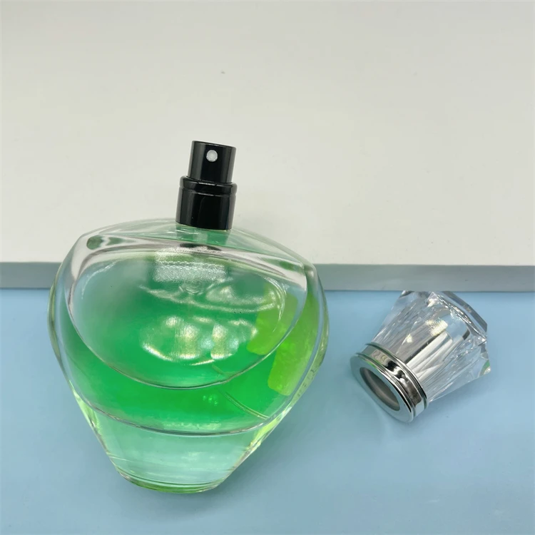 110ml Transparent Oval Shape Cosmetic Empty Perfume Bottles