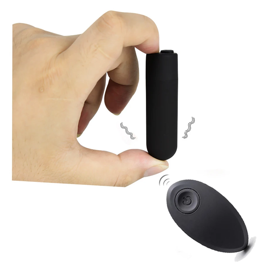 Remote Control Wearable Mini Bullet Vibrator 10 Speed Waterproof Vibrator  Bullet Sex Toys for Women