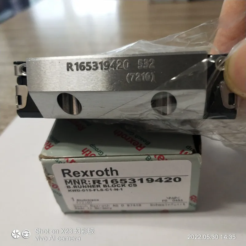 Original Rexroth CNC Linear Guide Runner Block R165381422