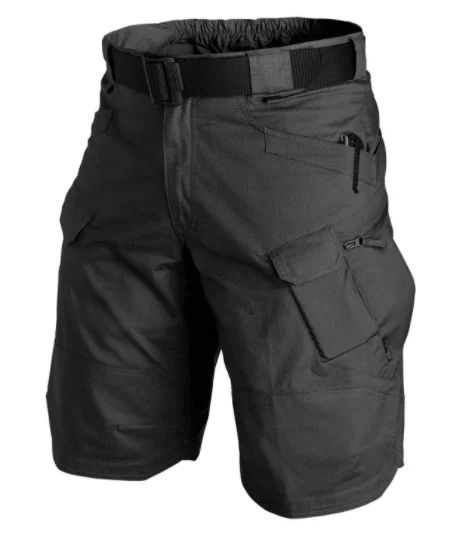 Wholesale Summer Outdoor Tactical Shorts Solid Color Training Quarter Pants Men's Cargo Shorts146_voghion.com