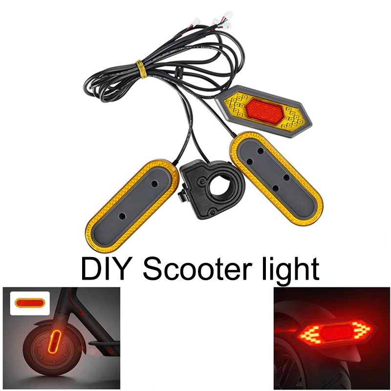 Hot Selling for Xiaomi M365/PRO/PRO2 Electric Scooter Parts Accessories with Rear Warning Lights Turning Signals Battery Powered