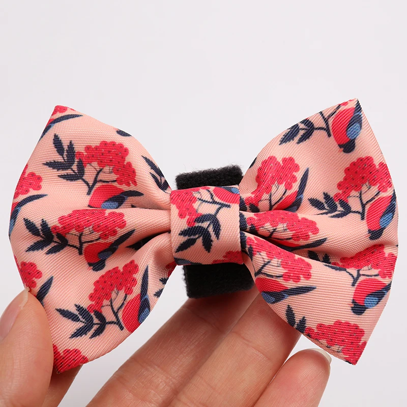 Okeypets Wholesale Sublimation Dow Pet Bow Ties Custom Patterns