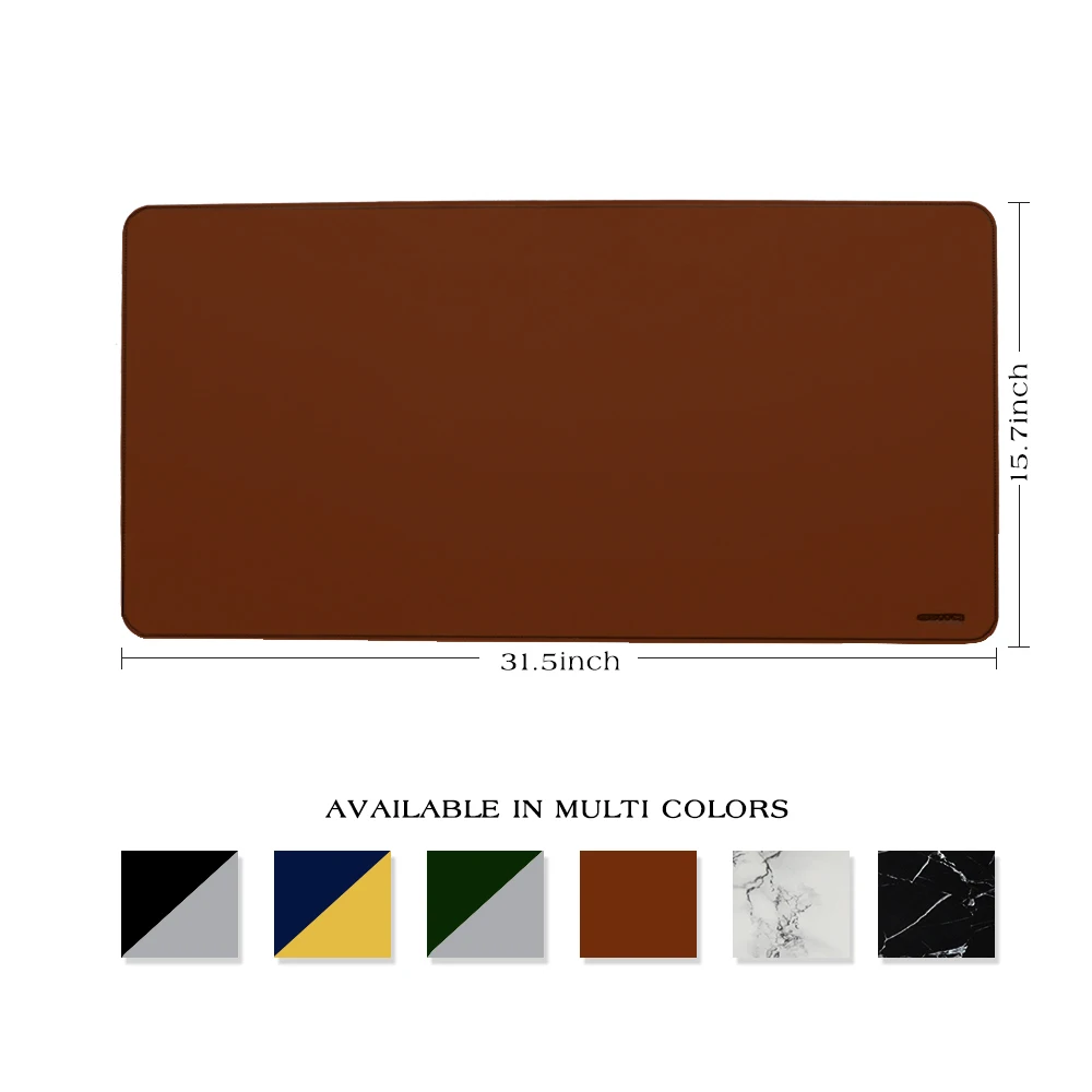 Wholesale Office Desk Pad Pu Leather Desk Pad Large Leather Mouse Pad