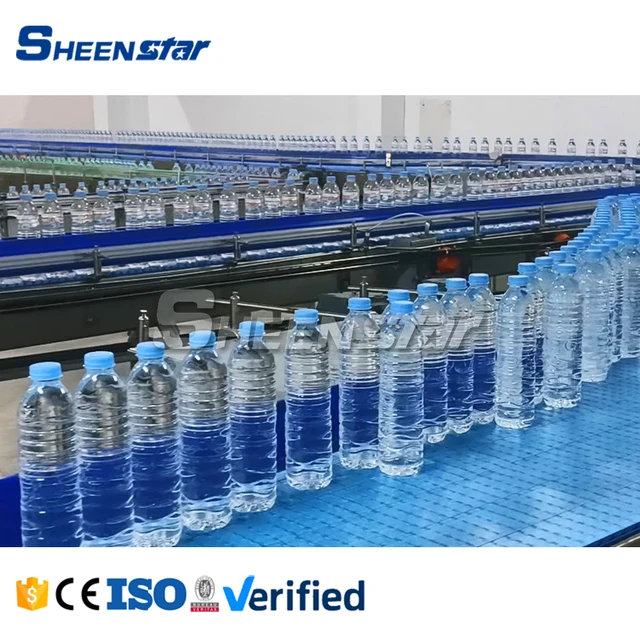 Automatic Pure Water Bottling Machine Plant for Complete Set Bottled Water Beverage Filling Production Line Packaging Plant
