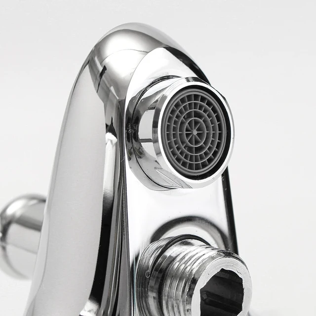 Ready to ship Chrome Silver handle Thermostatic bath mixer  Faucet bathroom Shower mixer 2 way function Bath Mixer