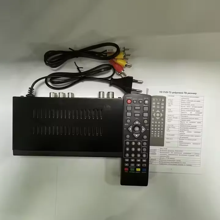 Free Internet Channel Decoder iptv FTA 1080p Dvb T2 for Russian Popular Set-top Boxes