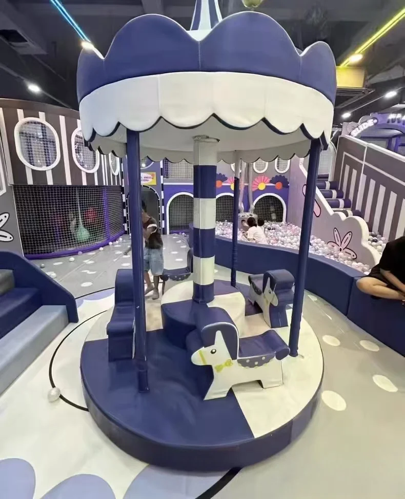 Soft Play Carousel Ride - Safe and Fun Sensory Rotation