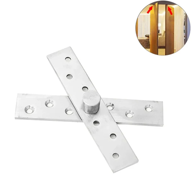 Stainless Steel 360 Degree Rotation Hidden Door Cabinet Hardware Pivot Hinge