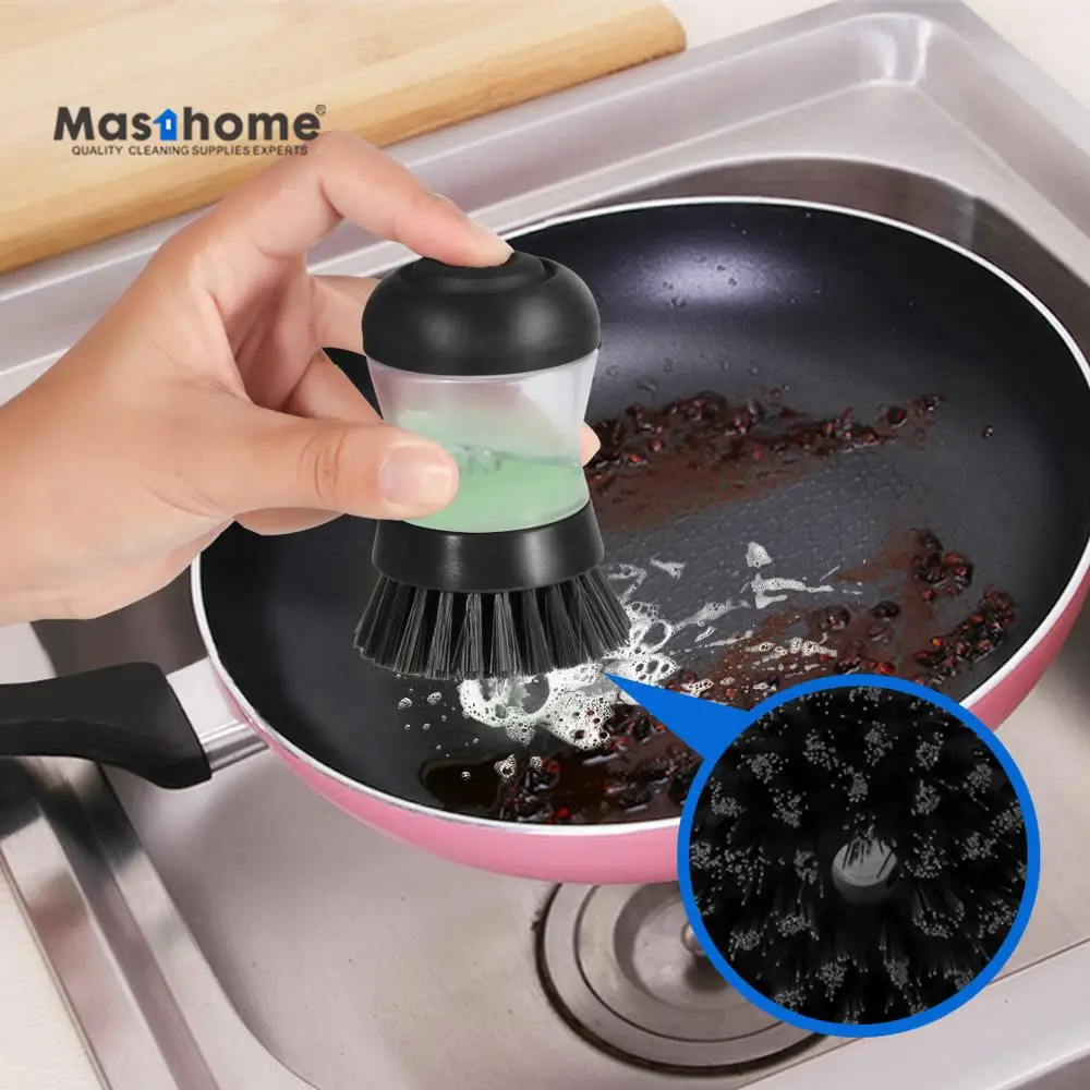 Masthome Hot Product Kitchen Cleaning Vegetable Scrubber Dishwashing Dish Pot Brush