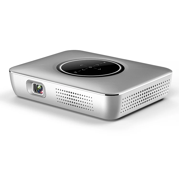 Android 7.1 Remote Focusing Grey Cheap Home Theater Mini Pocket Projector