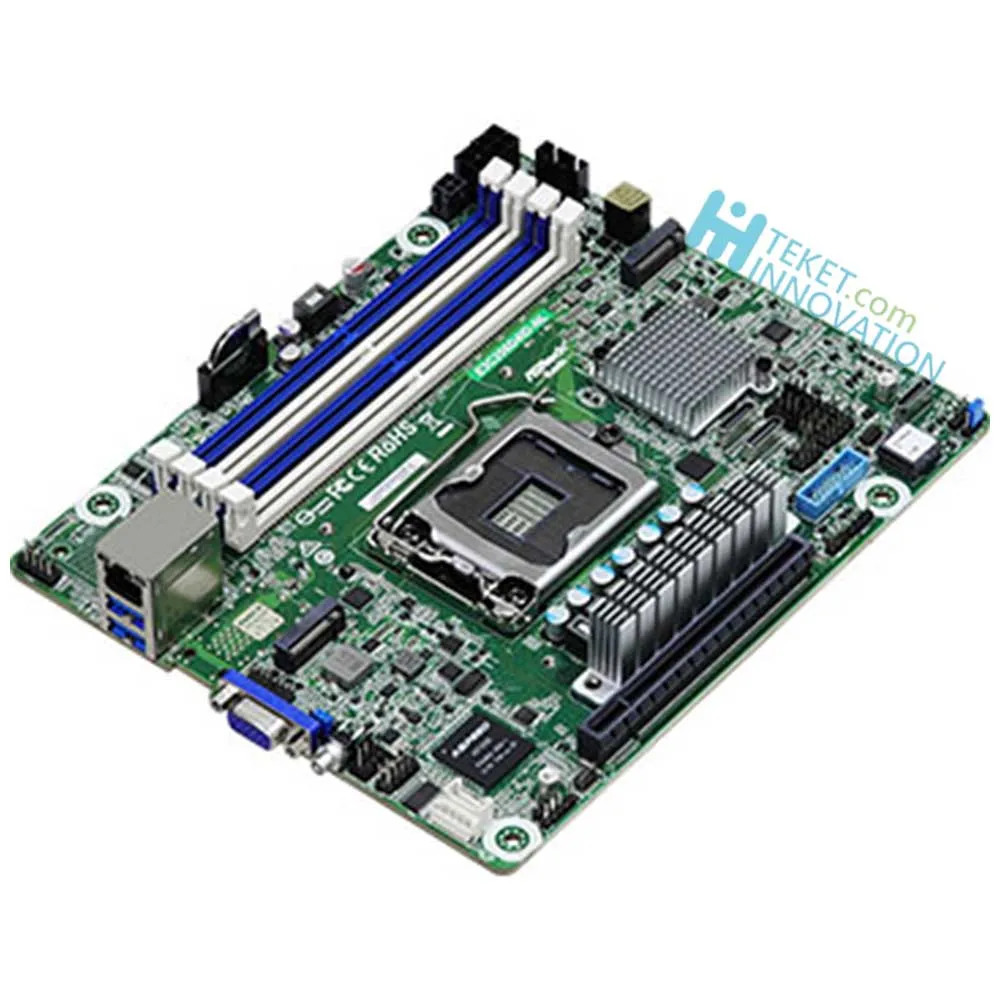 Asrock Rack Server MB E3C256D4I-2T - Supports ATX PSU/IPMI