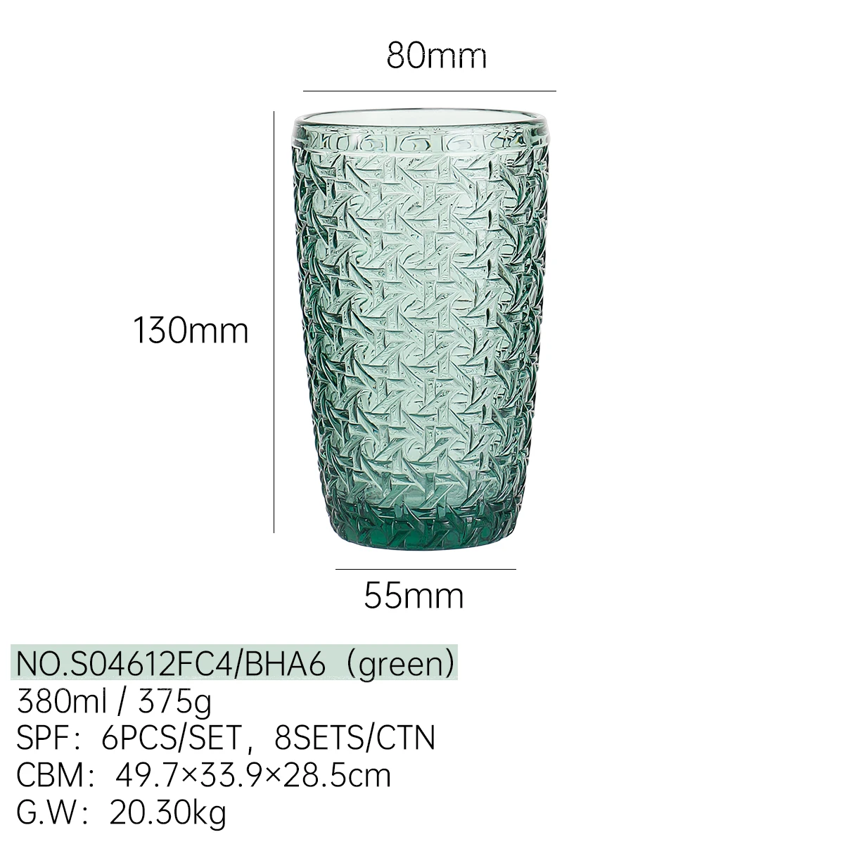 Wholesale Glassware Glass Wine Goblets Vintage Colored Decoration Clear