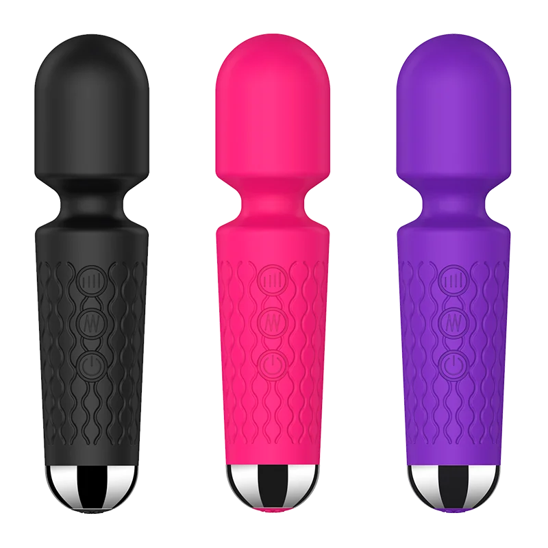 Best Selling Professional Design 20 Speeds USB Rechargeable Powerful AV  Wand Vibrator Orgasm Massager Sex Toys for Women
